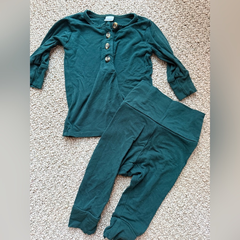 Lou Lou & Company Teal Kids Matching Set